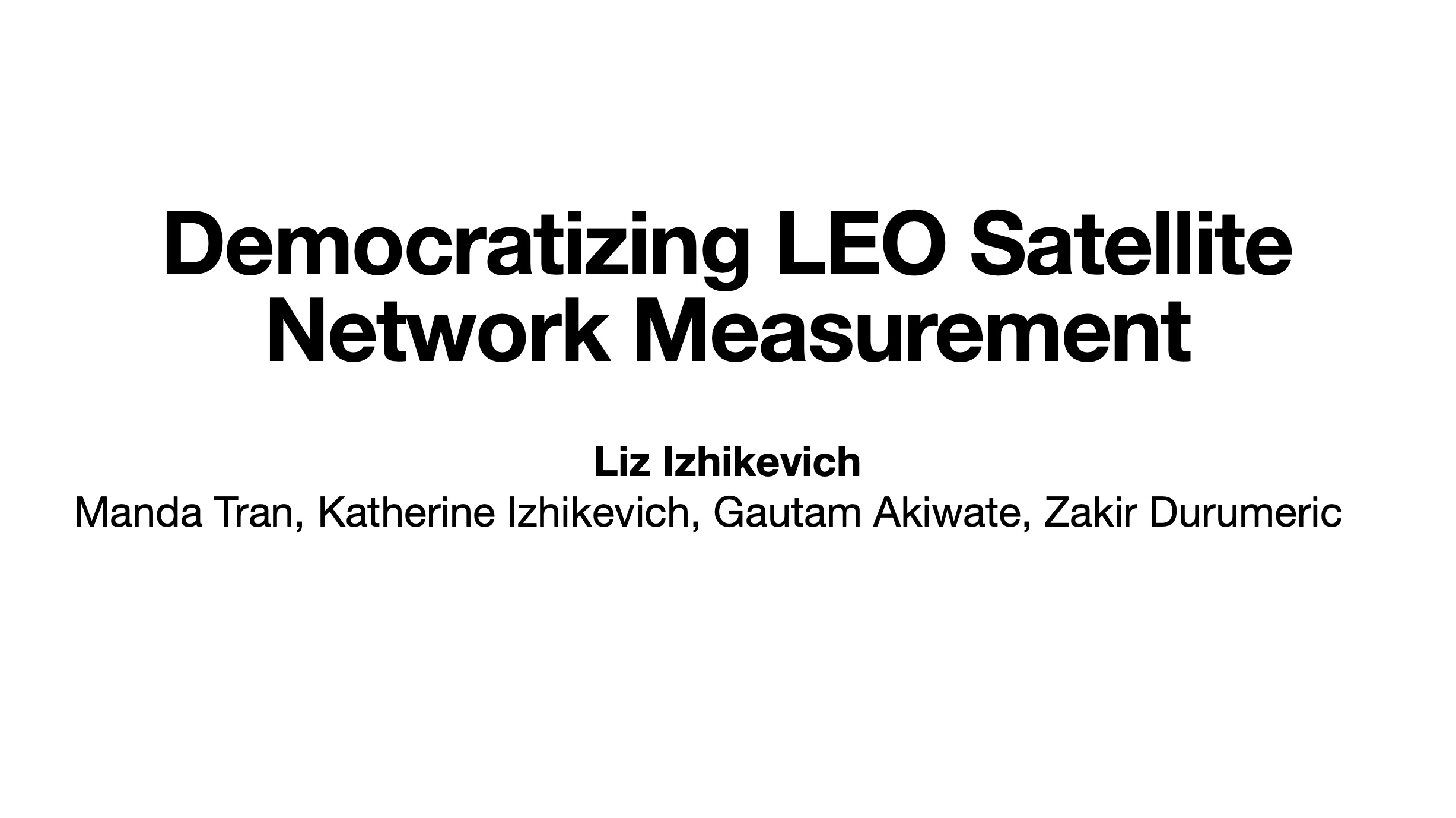 LEO-HitchHiking Research Paper